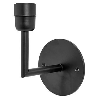 Base Vägglampa, Matt black 13cm