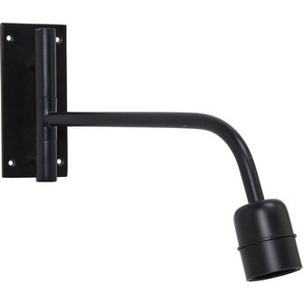 Base vägglampa, Matt svart 34cm