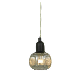 ELIN fönsterlampa, svart/rök