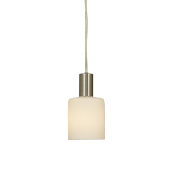 CYLINDER fönsterlampa, stål/opalvit