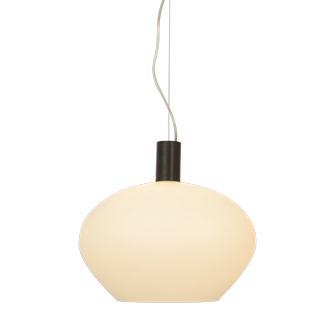 BELL taklampa 35cm, svart/vit