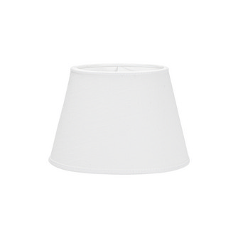 Oval Lampskrm, Lin Offwhite 20cm