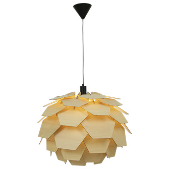 CARPATICA taklampa Ø60, natur