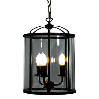 BUDGIE taklampa Ø28, svart/rök