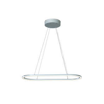 ODA Taklampa Oval - Vit - 75x30 cm