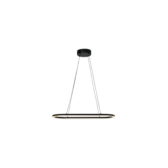 ODA taklampa oval 75x30cm, svart