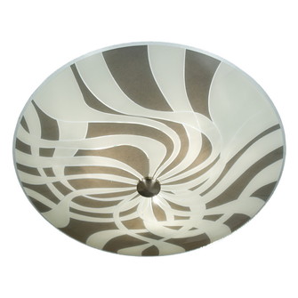 BAND plafond 42cm, grå/stål