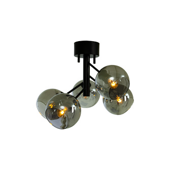 ATOM plafond 5:a, svart