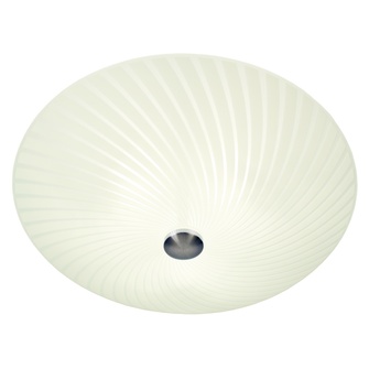 CYKLON plafond 50cm, vit/stål