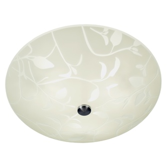 BLADVERK plafond 42cm vit/stål