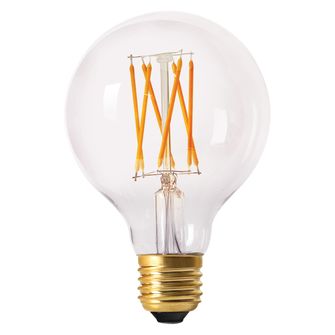 Elect LED Filament, Globe Clear 80mm