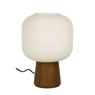 AURA bordlampa, bruntbets/vit