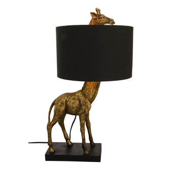 AFFE bordlampa, guld/svart