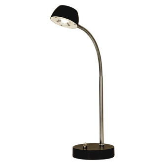 JUNO bordlampa, svart/krom