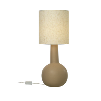 ELEANA Bordlampa - Brun/Beige - höjd 66cm