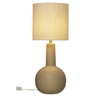 ELEANA Bordlampa - Brun/Beige - höjd 73cm