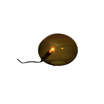GLOBUS bordslampa 24cm, brun