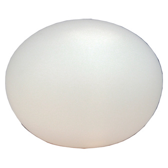 GLOBUS bordlampa 30cm, vit