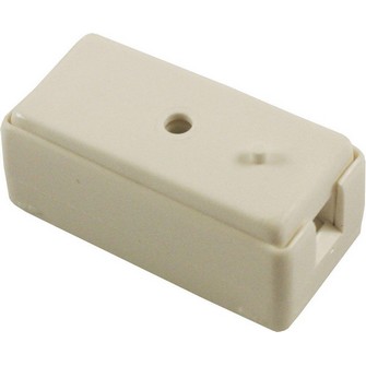 Skarvdosa flatkabel, Vit 2-pol