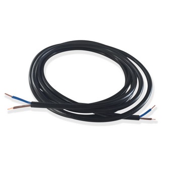 Kabel rund SKK2x0,75, Svart, 3m