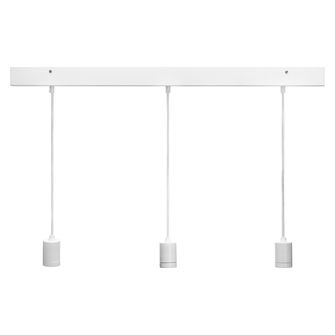 Line 3 ceiling light, Rectang, white 80cm