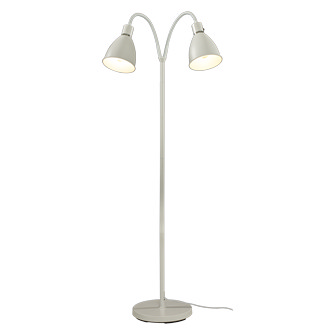 IDRE golvlampa 2-arm, vit