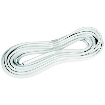 Lampsladd 5m, Vit, Flat 2x0,75