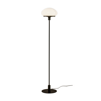 NEW AUGUST golvlampa, svart/vit