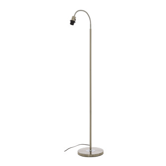 LJUSDAL golvlampa 1-arm, stål/krom