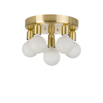 Regal plafond 6 D320 mässing E27