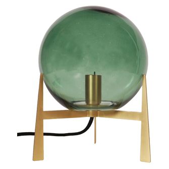 Milla Bordslampa, Guld/Grön 28cm