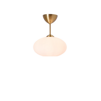 Bullo plafond D270 mässing/opalglas E27 m stag