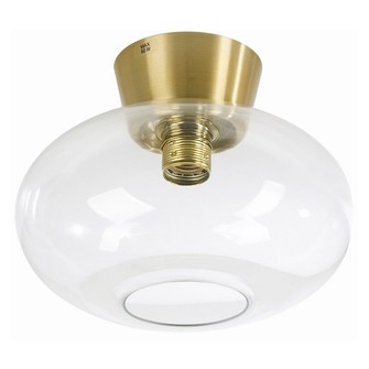 Bullo plafond D270 mässing/klarglas E27