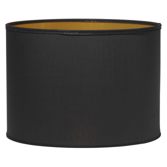Sara Lampskärm, Svart/Guld 25cm