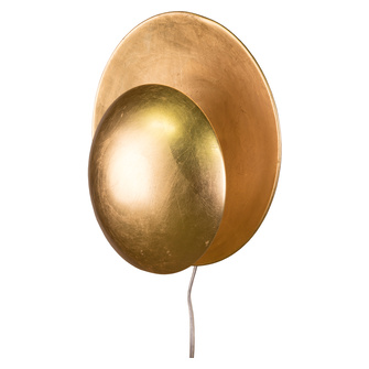 Vägglampa Orbit Mässing