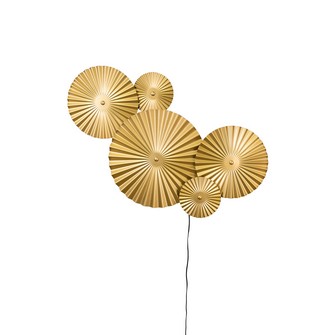 Vägglampa Omega Guld