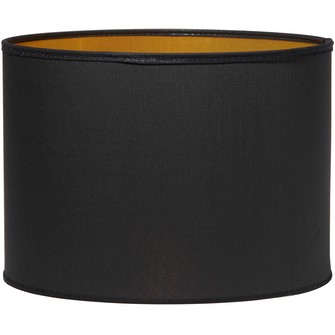 Sara Lampskärm, Svart/Guld 35cm
