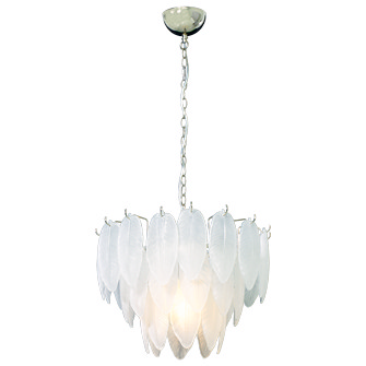 ADRIANA Taklampa, Silver/Frostad