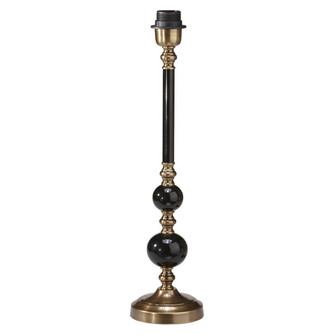 Abbey Lampfot, Svart/Antikmss 50cm