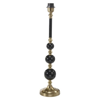 Abbey Lampfot, Svart/Antikmäss 60cm