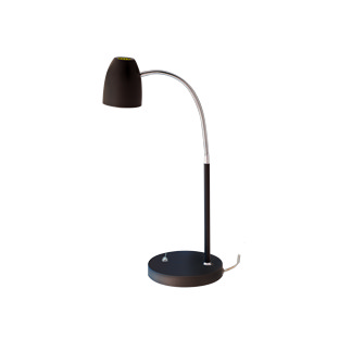 SANDNES Bordlampa, Svart/Krom