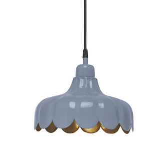 WELLS Tak/Fönster - Denim/Guld - diam 24cm