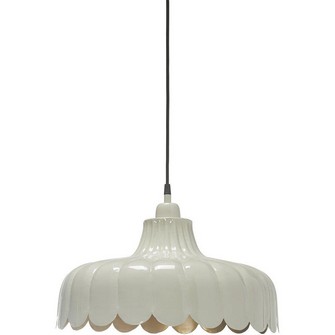 Wells taklampa, Beige/guld 43cm