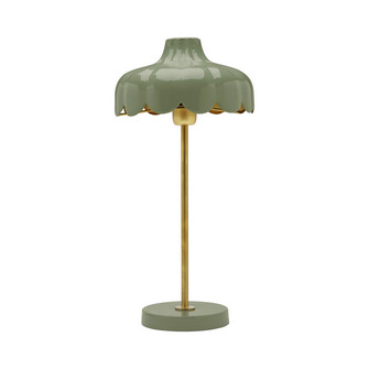 WELLS Bordlampa - Mossa/Guld - Hjd 50cm