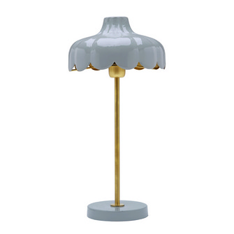 WELLS Bordlampa - Denim/Guld - Höjd 50cm
