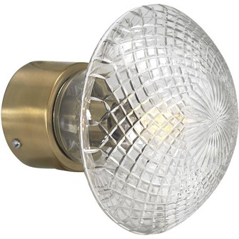 Juliette vägglampa, Klar/mässing diam 16