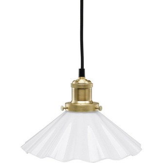 August Fönsterlampa, Opal veckad 25cm