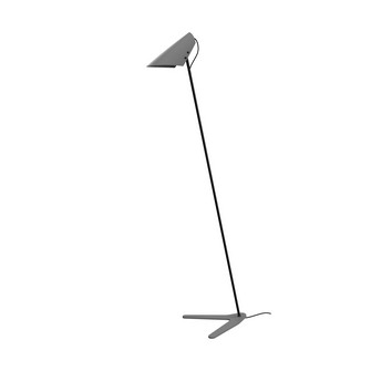 Vincent golvlampa svartstrukt/betongstrukt E27