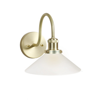 AUGUST V�gglampa IP23, M�ss/Opal 25cm