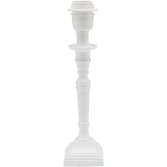 Salong Lampfot, Vit 33cm